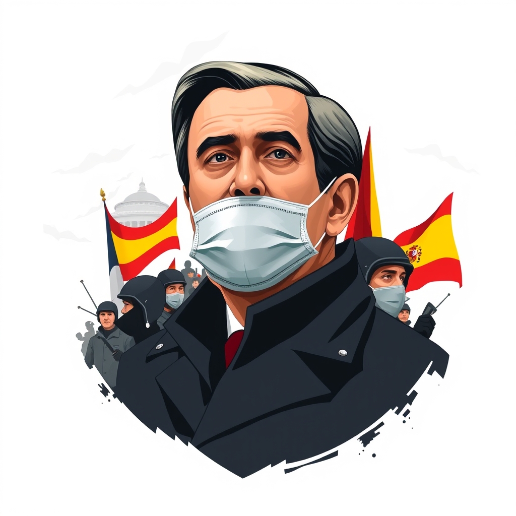 Demonstrators in Madrid