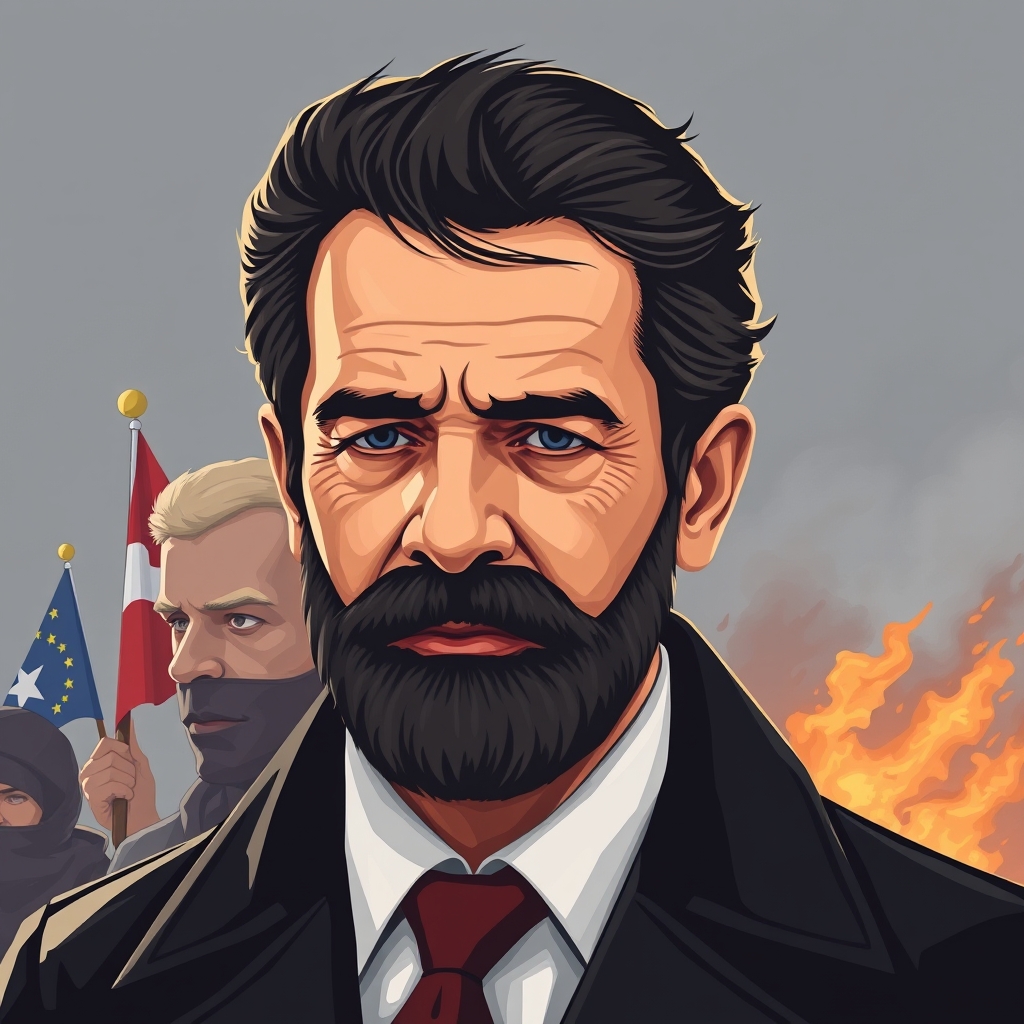 European protesters
