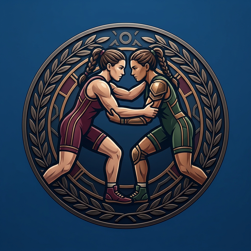 Female wrestlers