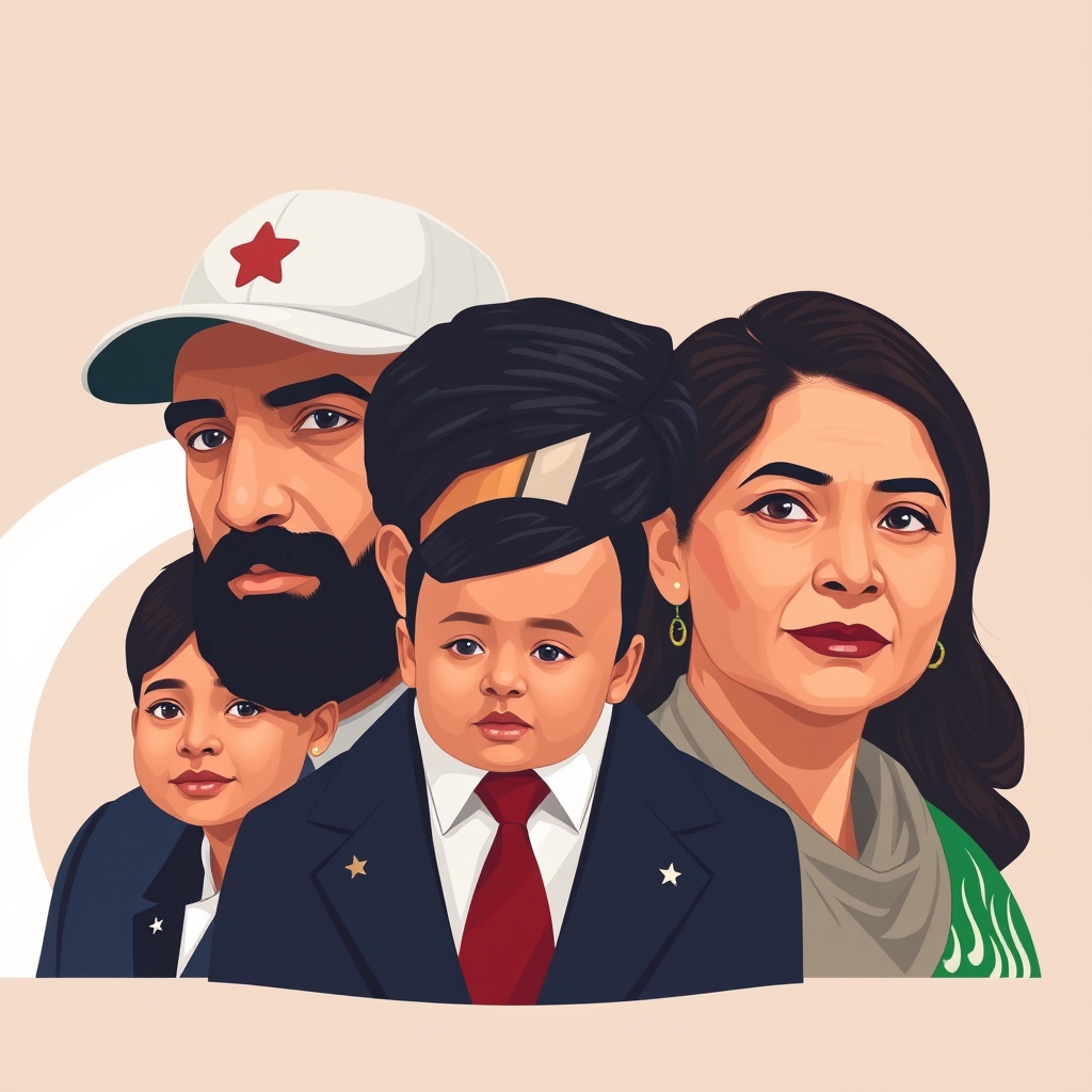 Junaid Hafeez's family