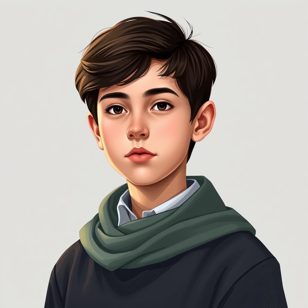 Palestinian schoolboy