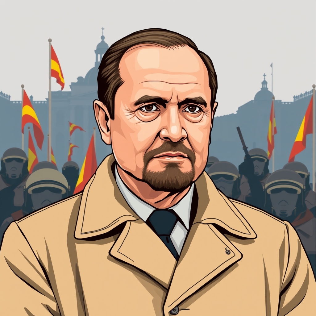 Protesters in Madrid