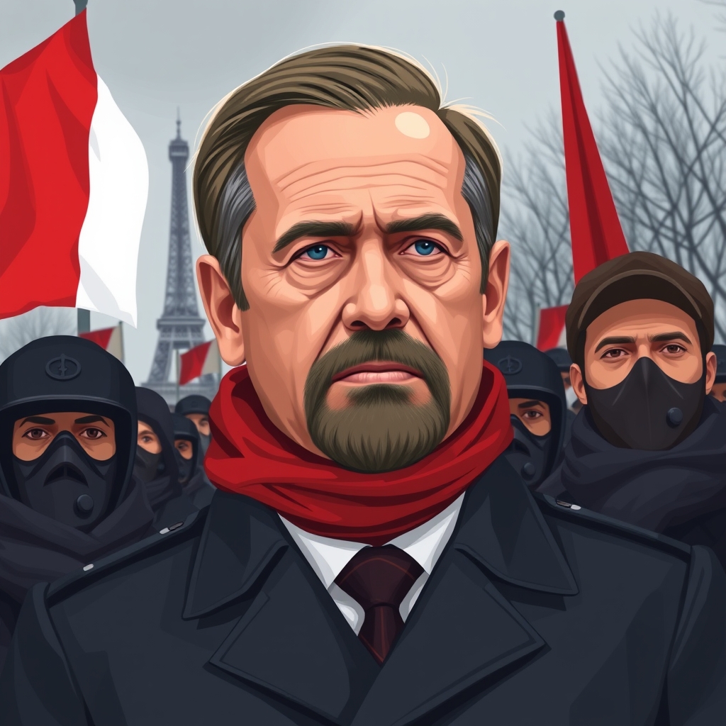 Protesters in Paris