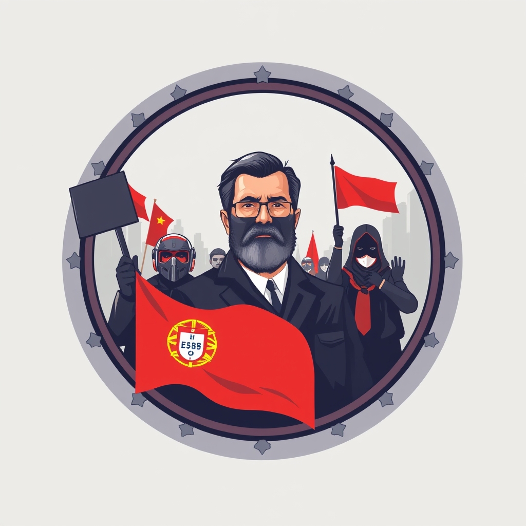 Protesters in Portugal