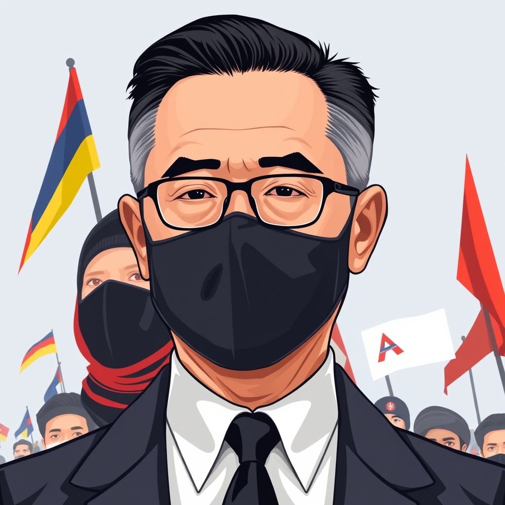 Protesting students