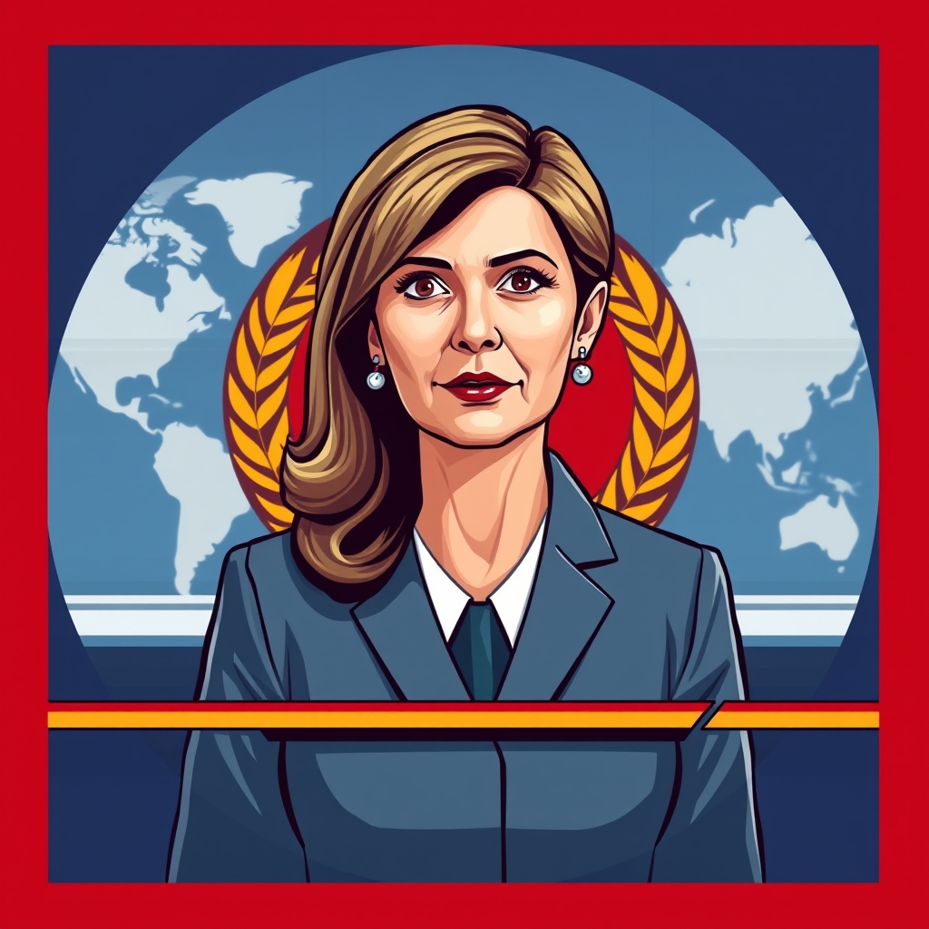 TV news presenter