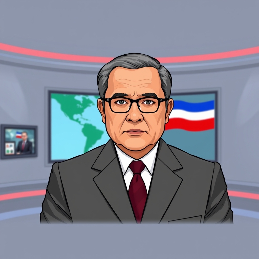 TV studio editor-in-chief